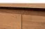 Commode 3 tiroirs moderne | Chêne brun foncé | 80 x 90 x 43 cm | Design sans poignée