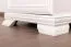 Bureau Sentis 06, Couleur : Pin blanc - 75 x 149 x 61 cm (h x l x p)