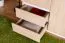Armoire penderie Kiunga 15 | 200 x 200 x 60 cm | Finition hêtre et blanc | Organisation optimale