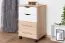 Caisson mobile Banjaran 36 | chêne Sonoma / blanc | 66 x 45 x 40 cm | 4 tiroirs sur roulettes