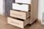 Caisson mobile Banjaran 36 | chêne Sonoma / blanc | 66 x 45 x 40 cm | 4 tiroirs sur roulettes