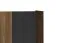 Ensemble chambre 5 pièces Mairenke | Noyer & Noir mat | Lit 160x200 cm | Rangement optimisé