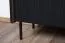 Commode design Mairenke 05 | Noyer & Noir mat | 79 x 150 x 40 cm | Rangement spacieux