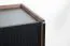 Commode design Mairenke 05 | Noyer & Noir mat | 79 x 150 x 40 cm | Rangement spacieux
