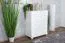 Commode pin massif laquée blanc | Junco 136 | 100 x 80 x 42 cm | 5 tiroirs | Design moderne