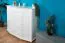 Commode en pin massif blanc Junco 167 | 4 tiroirs, 6 niches | 100 x 120 x 47 cm | Style moderne