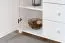 Commode pin massif blanc Junco 178 | 3 tiroirs, 2 compartiments | 78x90x42 cm | Montage facile | Stable et spacieuse