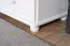 Commode pin massif blanc Junco 178 | 3 tiroirs, 2 compartiments | 78x90x42 cm | Montage facile | Stable et spacieuse