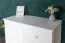 Commode pin massif blanc Junco 178 | 3 tiroirs, 2 compartiments | 78x90x42 cm | Montage facile | Stable et spacieuse