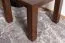 Table basse en pin massif finition noyer Junco 485 | Design moderne et épuré | 60 x 60 x 50 cm