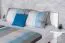 Lit junior en hêtre massif blanc 110 | Sommier inclus | Couchage 160 x 200 cm