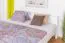 Lit pour adolescent blanc en pin massif 112 | 180 x 200 cm | Sommier inclus | Montage rapide | Design moderne