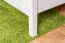 Lit pour adolescent blanc en pin massif 112 | 180 x 200 cm | Sommier inclus | Montage rapide | Design moderne