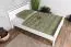 Lit simple simple, lit d'invité blanc pin massif 69, sommier à lattes inclus, surface de couchage 140 x 200 cm, facile à combiner, durable