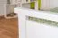 Lit junior moderne en pin massif 69 | Blanc | 180 x 200 cm | Sommier inclus | Haute stabilité