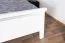 Lit enfant blanc | Style moderne | Pin massif | Sommier inclus | Couchage 100 x 200 cm