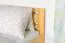 Lit enfant/adolescent en pin massif naturel 71 | 140 x 200 cm | Design moderne | Sommier inclus