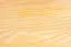 Lit enfant/adolescent en pin massif naturel 71 | 140 x 200 cm | Design moderne | Sommier inclus