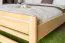 Lit enfant/adolescent en pin massif naturel 71 | 140 x 200 cm | Design moderne | Sommier inclus