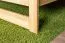 Lit enfant/adolescent en pin massif naturel 71 | 140 x 200 cm | Design moderne | Sommier inclus