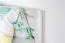 Lit junior en pin massif blanc | 160 x 200 cm | Avec sommier | Montage facile | Lit jeune pin massif 71