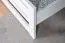 Lit enfant moderne en pin massif blanc 100x200 cm | Sommier inclus | Montage facile | Design robuste