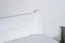 Lit enfant blanc moderne en pin massif 78 | Sommier à lattes inclus | Couchage 80 x 200 cm | Stable