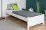 Lit enfant blanc moderne en pin massif 78 | Sommier à lattes inclus | Couchage 80 x 200 cm | Stable