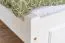 Lit enfant blanc moderne en pin massif 78 | Sommier à lattes inclus | Couchage 80 x 200 cm | Stable