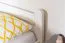 Lit junior blanc en pin massif 83 | 180 x 200 cm | Sommier inclus | Design moderne | Robuste et facile à assortir