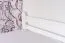 Lit junior blanc en pin massif 83 | 180 x 200 cm | Sommier inclus | Design moderne | Robuste et facile à assortir
