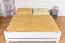 Lit junior blanc en pin massif 83 | 180 x 200 cm | Sommier inclus | Design moderne | Robuste et facile à assortir