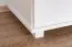 Commode en pin massif Columba 18 | Blanc | 79 x 100 x 50 cm | 2 grands compartiments | Design moderne et spacieux