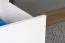 Armoire blanche en pin massif Buteo 01 | 195 x 80 x 59 cm | 1 tiroir, 1 tringle, vaste rangement