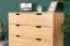 Commode en chêne massif naturel Aurornis 33 | 104 x 96 x 40 cm | Design moderne | Fabrication haut de gamme