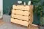 Commode en chêne massif naturel Aurornis 33 | 104 x 96 x 40 cm | Design moderne | Fabrication haut de gamme