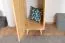 Armoire Aurornis 01 en pin massif naturel | 200 x 50 x 60 cm | Design épuré, grande capacité