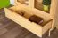 Vitrine en pin massif naturel Aurornis 10 | 200 x 96 x 40 cm | Design contemporain et chaleureux