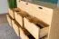 Commode Aurornis 40 en pin massif naturel | 9 tiroirs | 84 x 142 x 40 cm | Design moderne et robuste