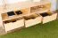 Meuble TV en pin massif naturel Aurornis 58 | 64 x 142 x 40 cm | Design moderne et robuste