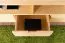 Meuble TV en pin massif naturel Aurornis 58 | 64 x 142 x 40 cm | Design moderne et robuste