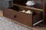 Meuble TV pin massif finition noyer | Junco 200 | 46 x 72 x 44 cm | Design moderne & rangement pratique