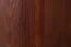 Armoire en pin massif couleur noyer Junco 08B - Dimensions 195 x 102 x 59 cm (H x L x P)