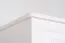 Armoire 2 portes coulissantes Junco 14A | Pin massif blanc | 196 x 92 x 60 cm | 1 penderie & 1 étagère | Montage facile