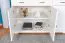 Sideboard, Pin massif, Largeur: 139 cm, Couleur: Blanc