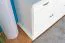 Sideboard, Pin massif, Largeur: 139 cm, Couleur: Blanc