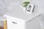 Commode étroite en pin massif blanc | 4 tiroirs spacieux | 73 x 53 x 54 cm | Pipilo 25 | Rangement compact