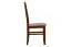 Chaise de salle à manger noyer | Assise rembourrée mousse T-25 | Bois de hêtre massif | Style classique | 43x40x90 cm
