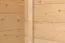 Abri de jardin Krimml - 2,12 x 2,30 mètres en madriers de 19 mm, toit en bois massif et carton bitumé inclus
