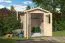 Abri de jardin Scheibbs - 2,32 x 2,22 mètres en madriers de 19 mm, toit en bois massif et carton bitumé inclus
